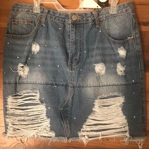 Blue Jean Skirt